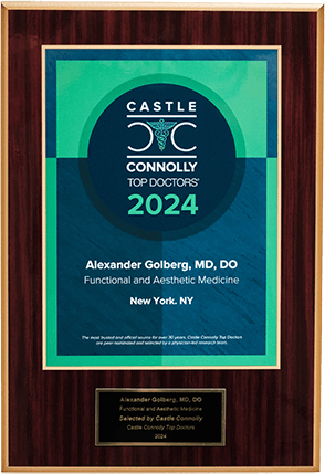 Castle Connolly Top Doctors 2024 award plaque